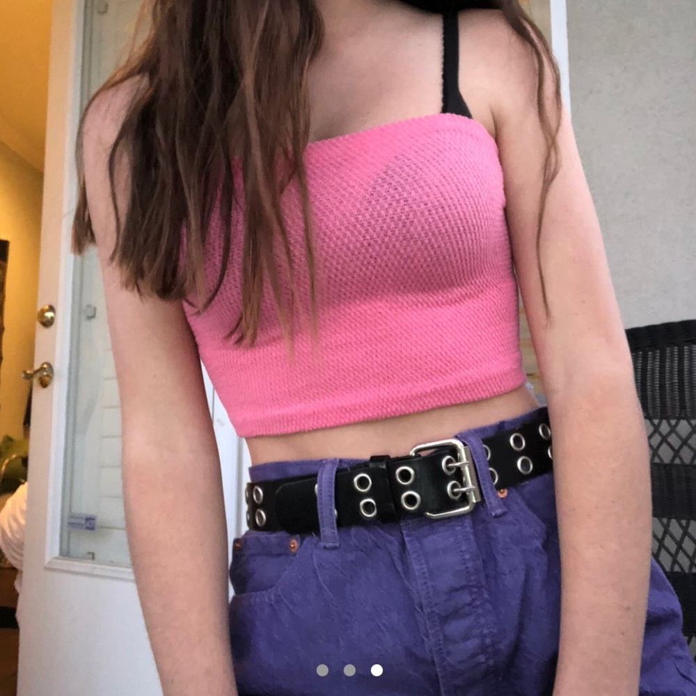 Bubblegum pink stretchy tube top💓💓🙀